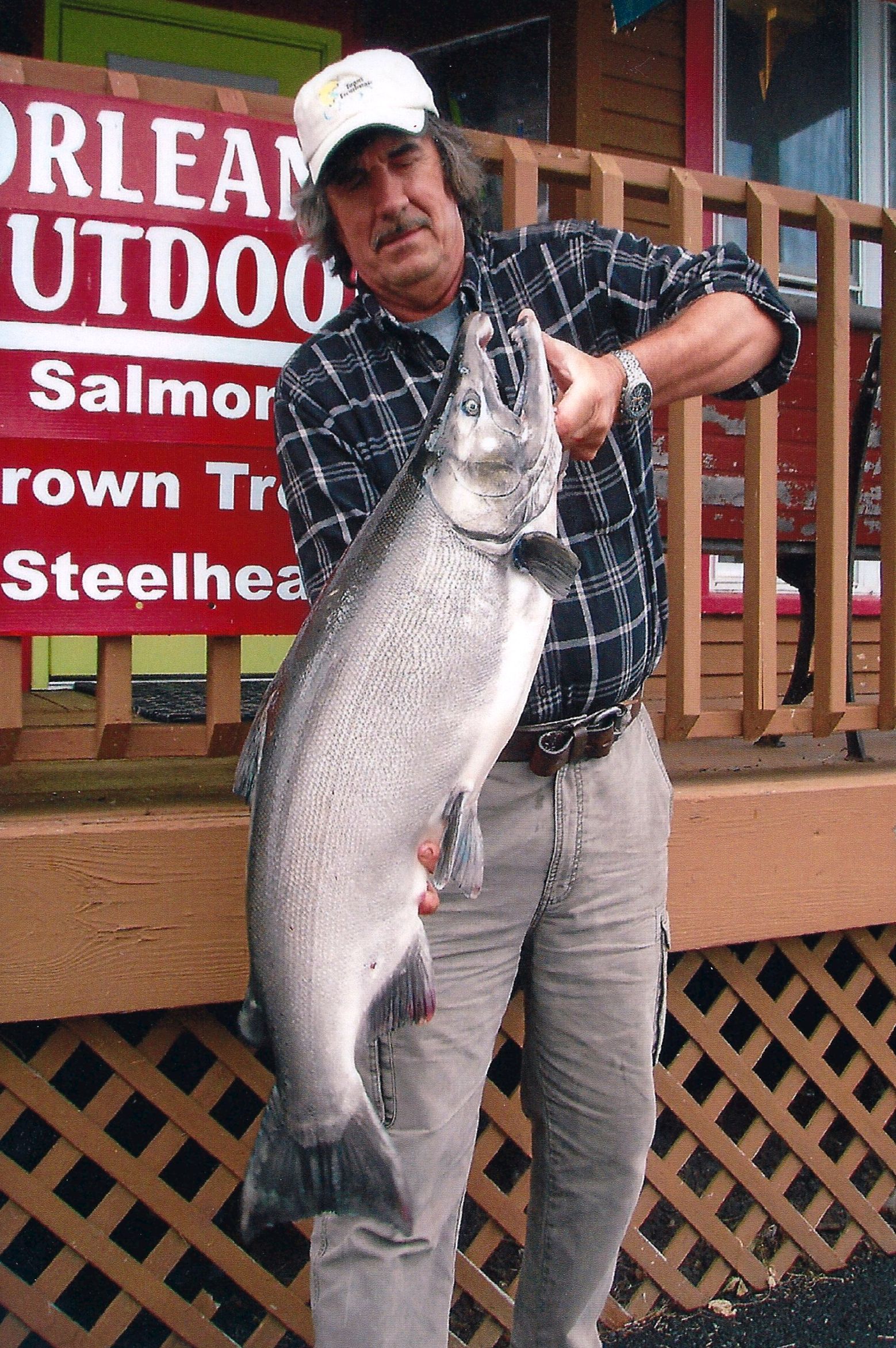 Capt John with Coho